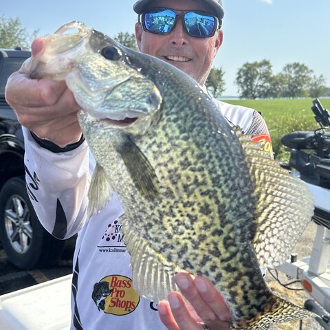 Paul hauled in a 2.5 lb. Crappie