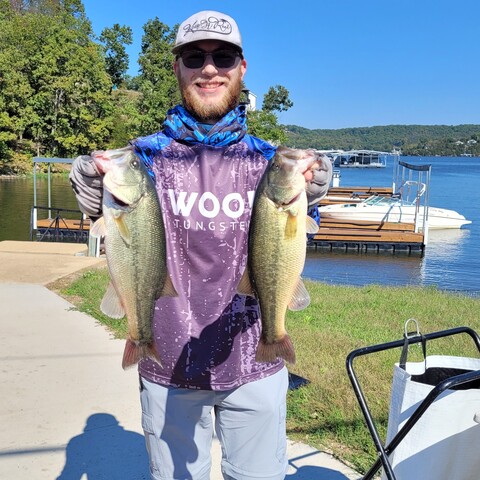 Wyatt Peterson took 1st with a total weight of 13.58 lbs. - This is his Sunday catch (3.98 lbs).