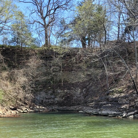 Pre-fishing scenery in Honey Creek