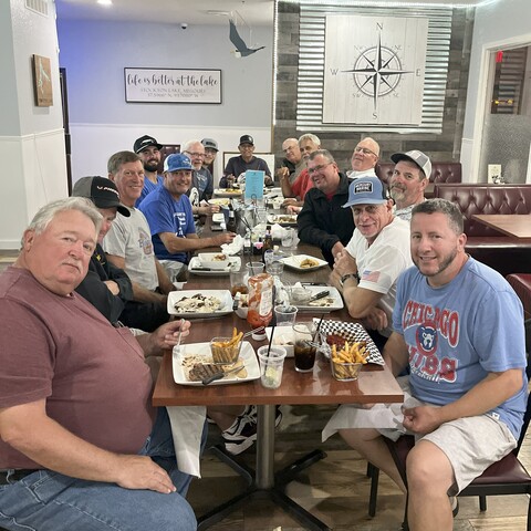 Club dinner photo (Saturday)