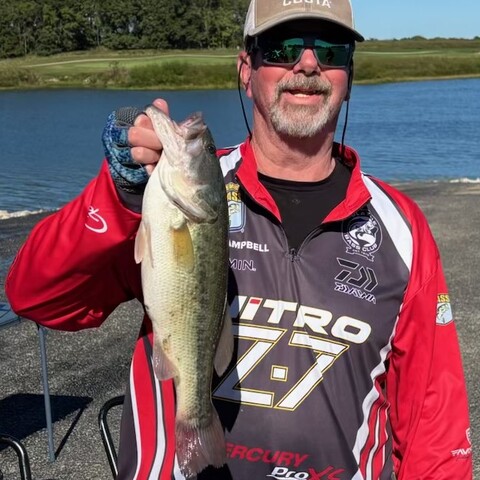 Vince Campbell - 5th overall with 3.05 lbs. and 2nd Big Bass.